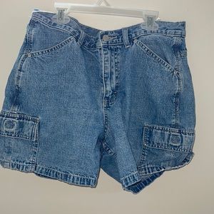 Size 10 Riders Denim Cargo shorts.